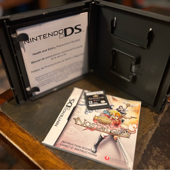 Nostalgia Nintendo DS Game Complete Authentic RPG Collectible Rare - Picture 4 of 6